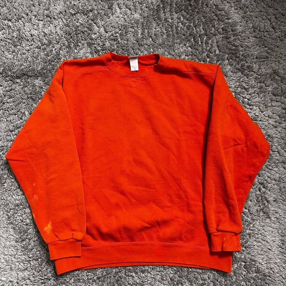 Y2K Pro Spirit Essential Orange Crewneck - Picture 2 of 4